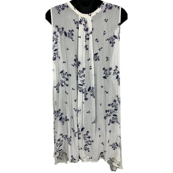 Free People Women Dress Size Large L Swing Tunic Floral Sleeveless Layer NWT New - Picture 5 of 8